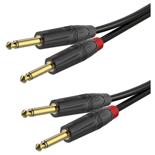 Кабель аудио 2xJack - 2xJack Roxtone GPTC210/6 6.0m кабель аудио 2xjack 2xjack roxtone racc100 6 6 0m