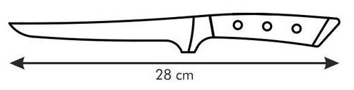 Нож кухонный Tescoma стальной обвалочный лезв.16мм - фото №2