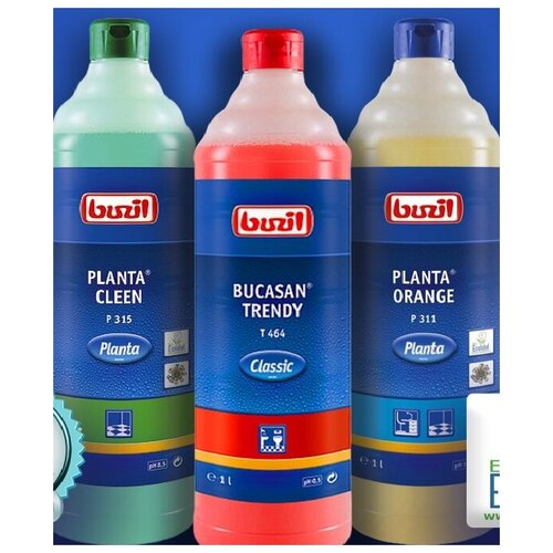 BUZIL / Набор моющих Средств для мытья и чистки кухни сантехники и полов - Чистящий Комплект для уборки дома