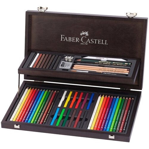 Faber-Castell Набор художественных изделий Art & Graphic Compendium, 110088 разноцветный 54 шт.