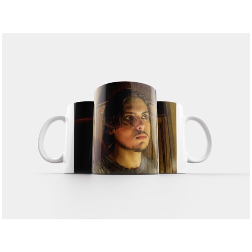 фото Кружка "человек, карандаш для глаз, парень" 320 мл lotsprints