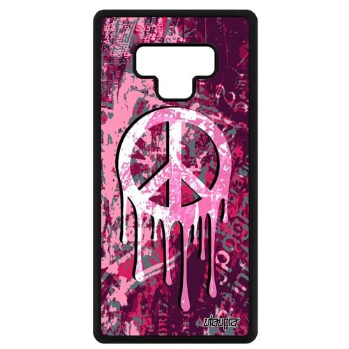 фото Противоударный чехол для мобильного // samsung galaxy note 9 // "peace and love" дизайн мир и любовь, utaupia, цветной