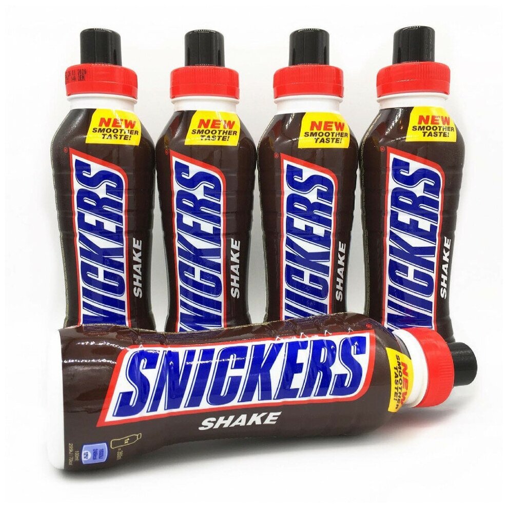 Молочный коктейль Mars Snickers Shake 350 мл - фотография № 5