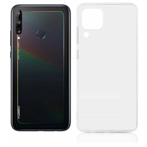 Силиконовый чехол MultiShop плотный 1mm для Huawei P40 lite прозрачный