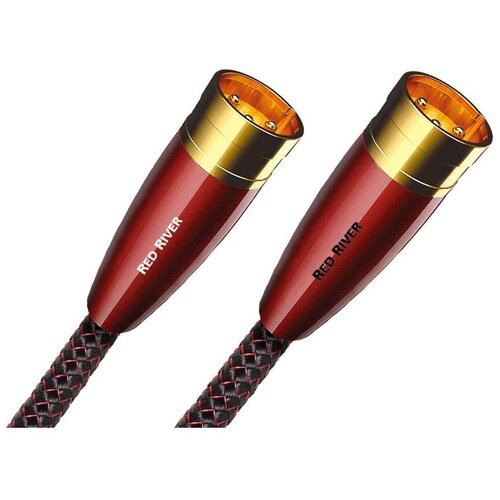 Кабель аудио 2xXLR - 2xXLR Audioquest Red River 2XLR-2XLR 0.5m межблочные кабели xlr audioquest water 2xlr 2xlr 0 75m