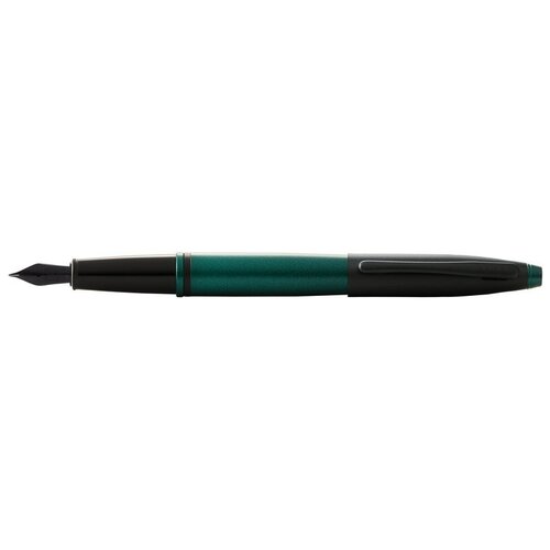 Перьевая ручка Cross Calais Matte Green and Black Lacquer, перо M, зеленый  - купить со скидкой