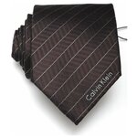 Темный мужской галстук Calvin Klein 2108 - изображение