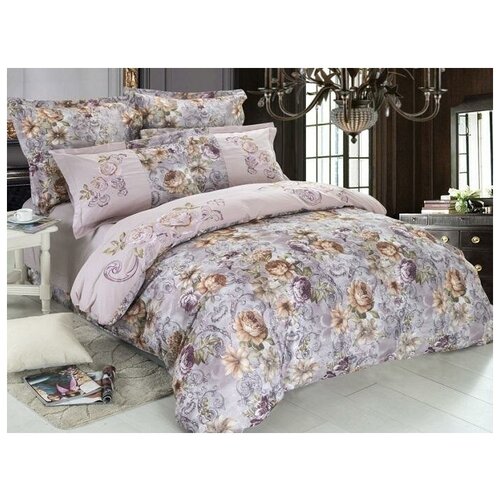 фото Постельное белье из сатина с вышивкой сайлид d-130(2)-4 семейное