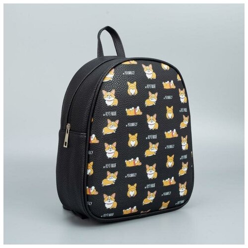фото Рюкзак из искусственной кожи "корги" 27 х 23 х 10 см (1 шт.) promarket