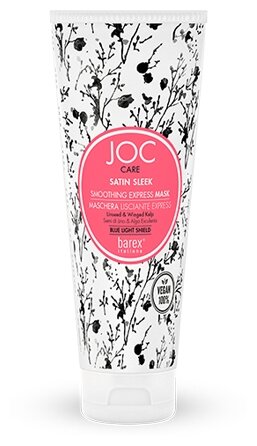 Barex Экспресс-маска для волос разглаживающая Joc Care Satin Sleek с льняным семенем и крылатой водорослью, 200 мл, туба