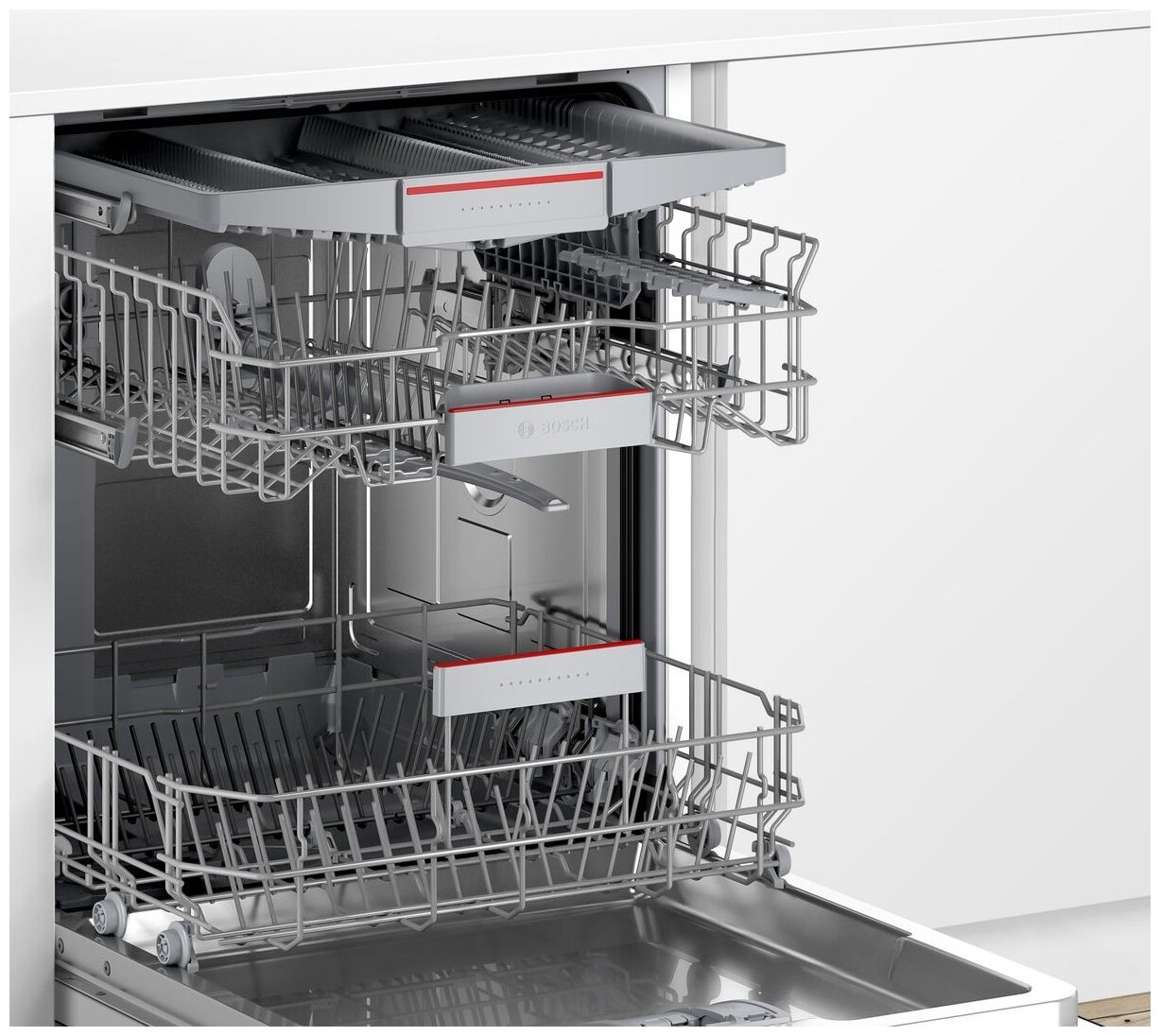 Встраиваемая посудомоечная машина Bosch SMV25GX03R - фотография № 2