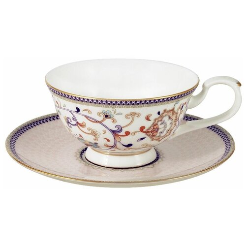 Чашка с блюдцем Королева Анна Объем: 200 мл Emily