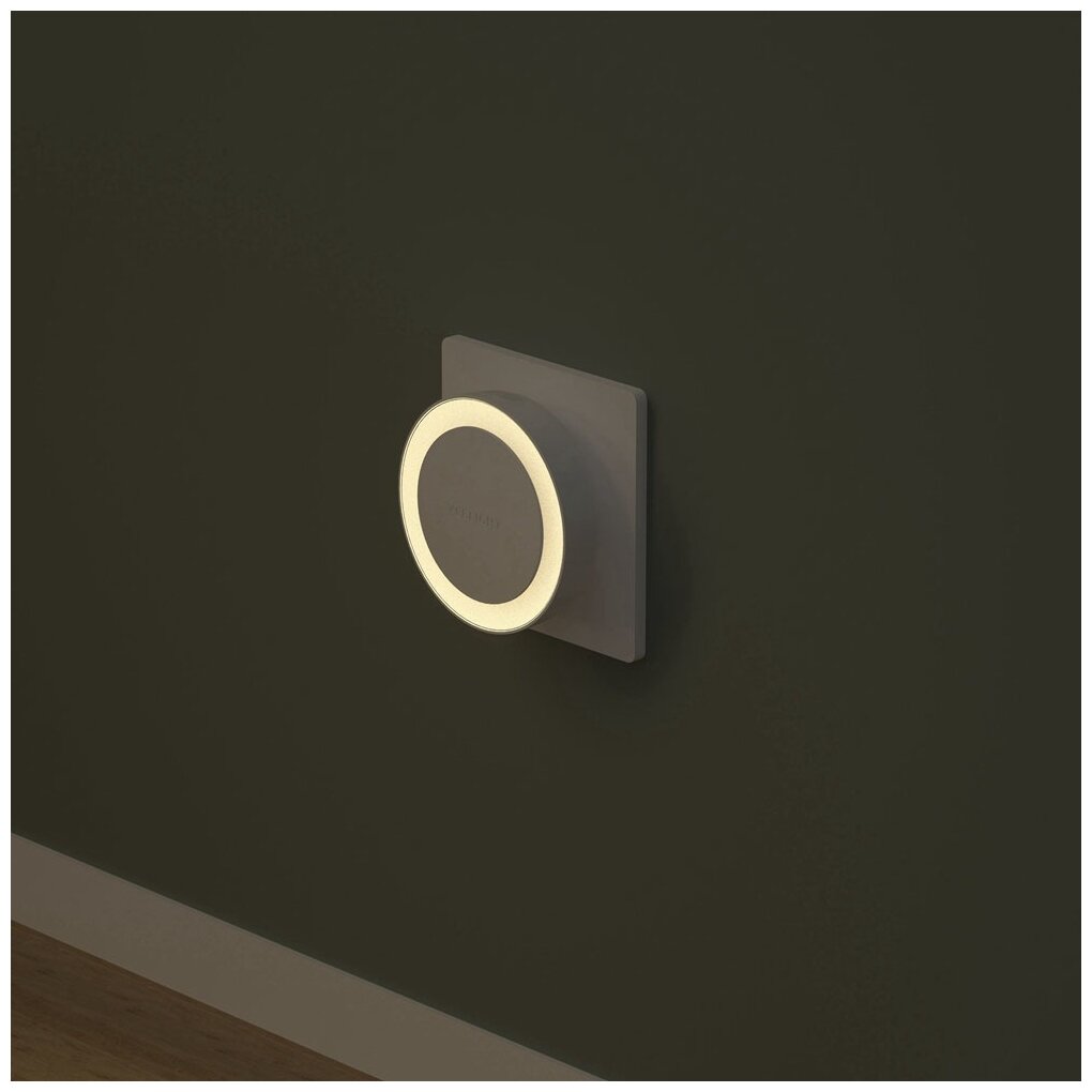 Ночник Yeelight Plug-in Light Sensor Nightlight светодиодный, 0.5 Вт, цвет арматуры: белый, цвет плафона: белый - фотография № 7