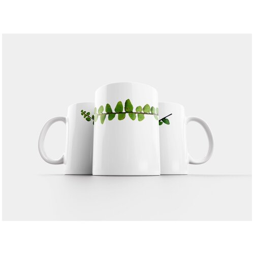 фото Кружка "папоротник, маленький лист, завод" 320 мл lotsprints