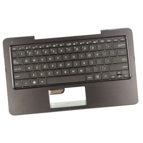 Клавиатура (keyboard) для ноутбука Asus T302CHI-1A с топкейсом UI-раскладка 90NB0B51-R31UI0 клавиатура топ панель для ноутбука asus tp301ua 1a черная с черным топкейсом