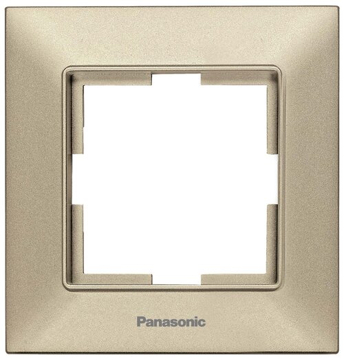 Рамка Panasonic Arkedia Slim (WNTF08012BR-RU) декоративная 1x пластик бронза (упак:1шт)