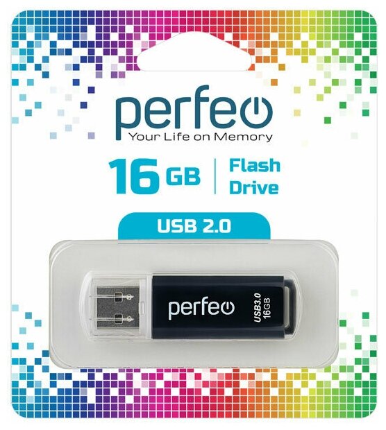 USB флешка Perfeo 16GB C13 Black