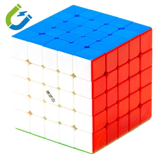 Головоломка QiYi MoFangGe Кубик Рубика 5x5 MS Magnetic Color головоломка qiyi mofangge ms pyraminx magnetic color