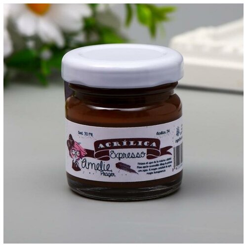 Акриловая краска AMELIE эспрессо, 30 мл