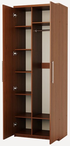 Изображение товара Шкаф комбинированный Ритм МК-22, для одежды, 80х60х220 см, Орех