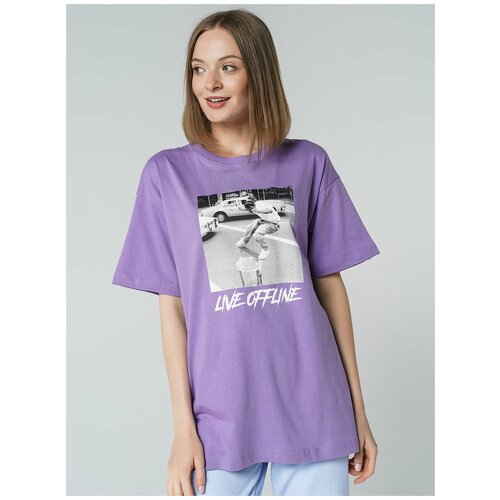 фото Футболка твое, размер xl, фиолетовый