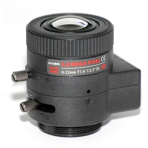 Объектив Amatek AVL-5M0922DIR CS вариообъектив 9-22мм для камер до 5Мп АРД 7000029 270000₽