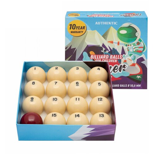 Gewinner Детские бильярдные шары для русского бильярда Gewinner 50,8 мм