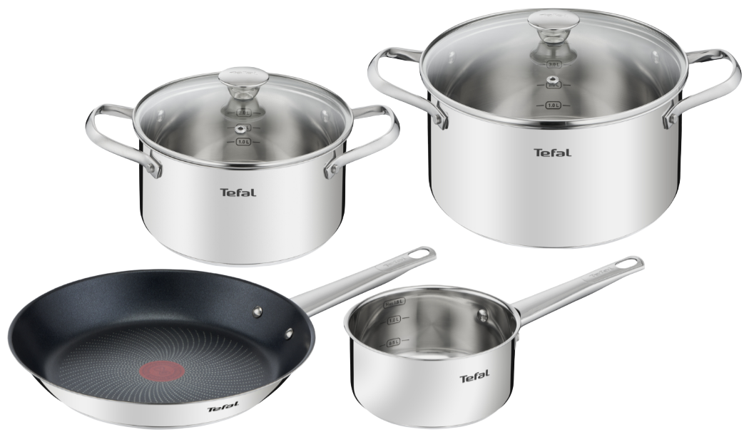 Набор посуды Tefal B922S634 6 пр. стальной