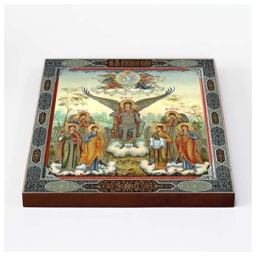Собор Архангела Михаила, икона на доске 22*25 см собор рязанских святых икона на доске 22 25 см