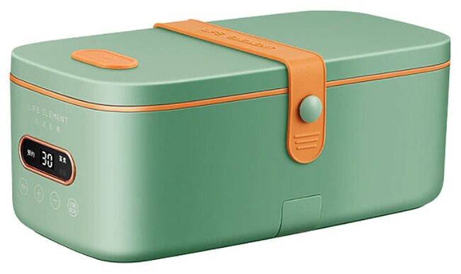 Ланч-бокс с подогревом Life Element Cooking Lunch Box Without Water Filling F58 1л, зеленый