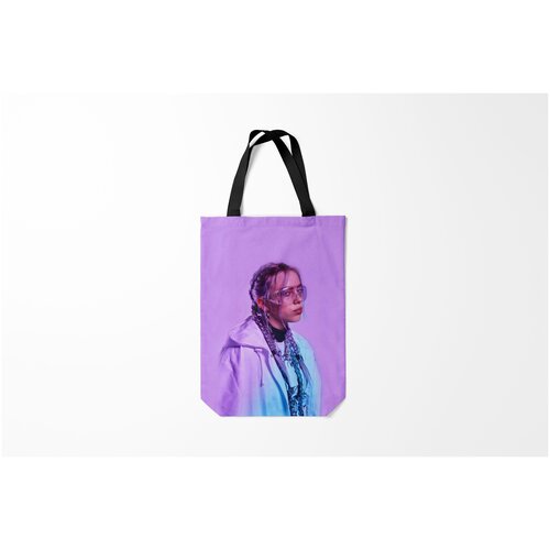 фото Сумка-шоппер / 31х42 см / разная музыка / billie eilish burnettie