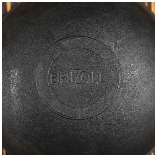 фото Сковорода чугунная wok"хорека", 180 х 63 мм, тм brizoll brizoll 3779911 . yandex market