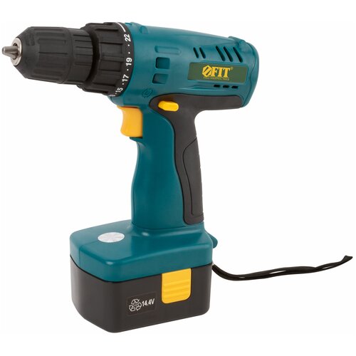 Дрель-Шуруповерт акк 144 В 0-550 обмин 120 Нм 1 Ni-Cd 12 Ач 3-5 ч рез накл коробка FIT 80133 402400₽