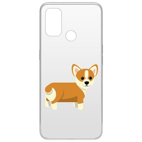 Чехол-накладка Krutoff Clear Case Рисованный корги вид 1 для OPPO A53 (2020)/A33 (2020) чехол накладка krutoff clear case рисованный корги вид 1 для realme 6i