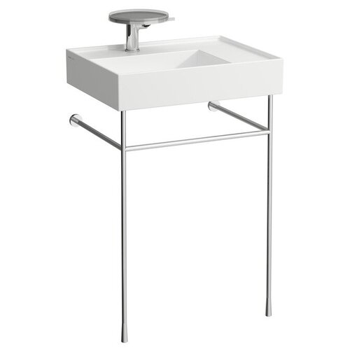 фото Полотенцедержатель laufen 3.8533.5.450.000.1 kartell для раковины 54х44 см(черный матовый)