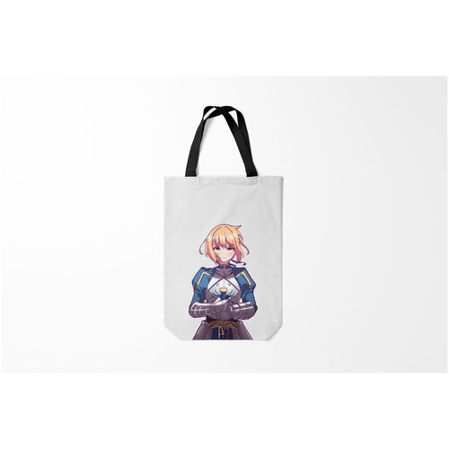 фото Сумка-шоппер / 31х42 см / аниме / девушка рыцарь burnettie