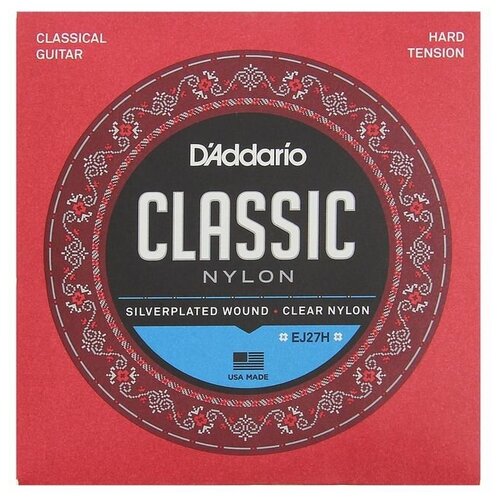 D`Addario Струны D`Addario для классической гитары нейлоновые Student Hard струны для классической гитары нейлоновые student hard