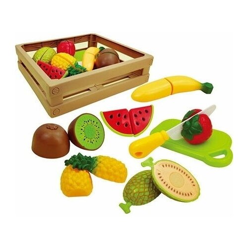 Shenzhen toys Фрукты в ящике (9 предметов) овощи в ящике 9 предметов