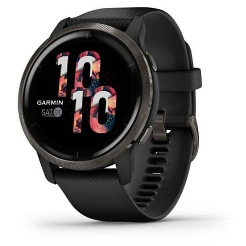 фото Умные часы garmin venu 2, синий гранит