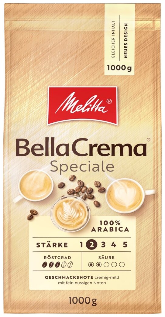 Кофе в зернах Melitta Bella Crema Speciale, 1 кг