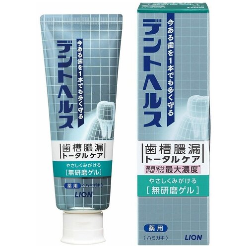 Зубная паста LION Dent Health Smooth Gel лекарственная 85гр