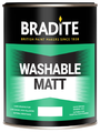 Краска акриловая Bradite Washable Matt для стен