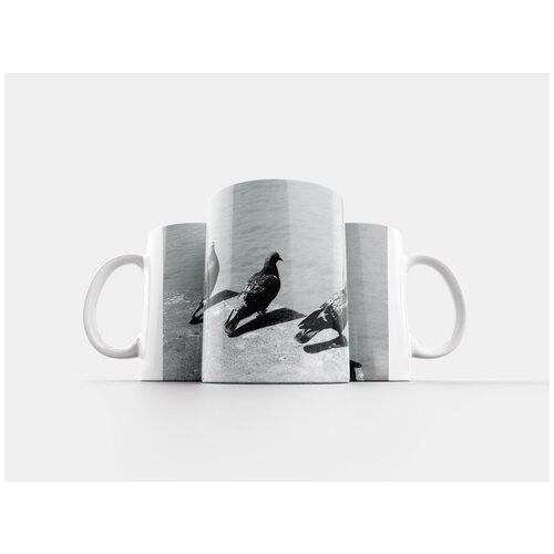 фото Кружка "голуби, группа, городские" 320 мл lotsprints