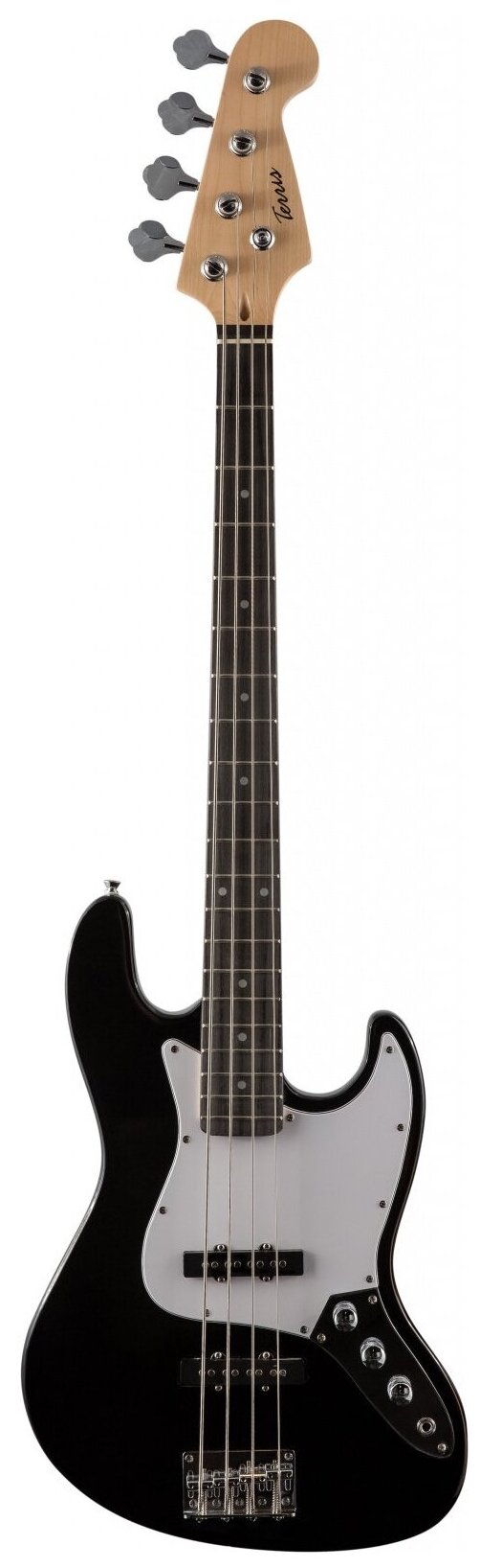 TERRIS TJB-46 BK бас-гитара jazz bass,цвет черный