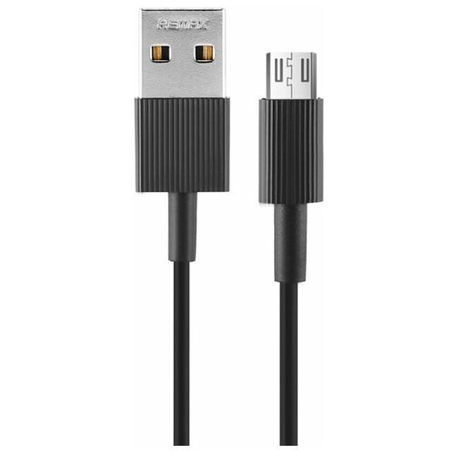 Кабель USB 2.0 A (m) - micro USB 2.0 B (m) 0.3м Remax RC-120m - Черный кабель usb 2 0 a m micro usb 2 0 b m remax rc 043m 1м серебристый