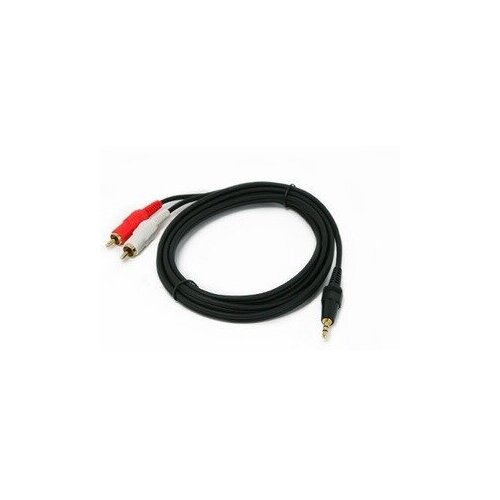 Кабель аудио 1xMini Jack - 2xRCA PROCAST Cable S-MJ/2RCA.5B 5.0m 2rca to 2rca audio cable av four head audio cable 2rca to 2rca lotus cable two way two way amplifier audio 4 head rca cable