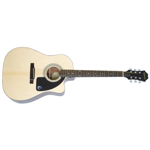 Epiphone AJ-100CE (Passive) Natural электроакустическая гитара дредноут, цвет натуральный