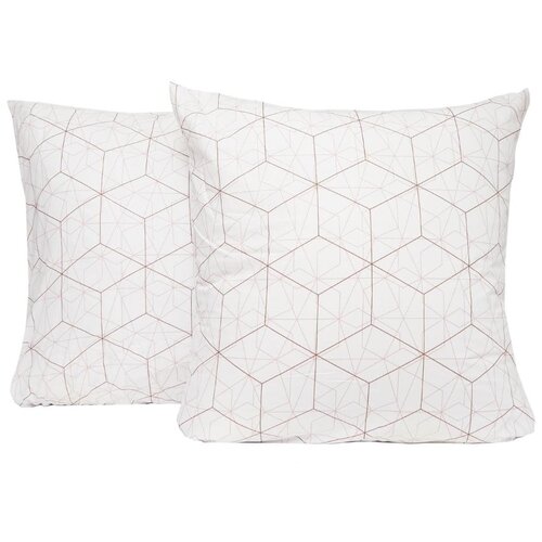 фото Набор из 2-х наволочек, поплин "всё себе"; паутинка; размер: 50 х 70