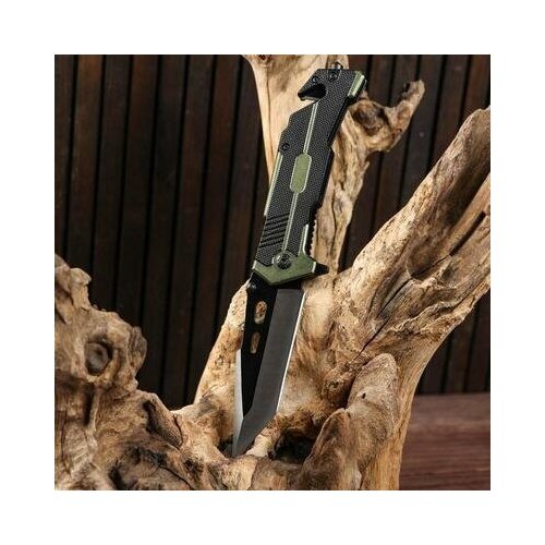 фото Нож складной полуавтоматический, со стропорезом 22,5см, клинок 9,3см 5177870 .