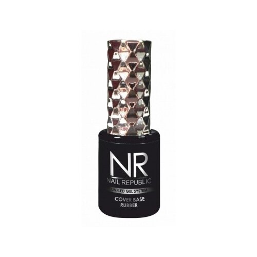 Nail Republic Базовое покрытие Cover Base Rubber, 051 с шиммером, 10 мл nail republic базовое покрытие cover rubber candy base 71 10 мл